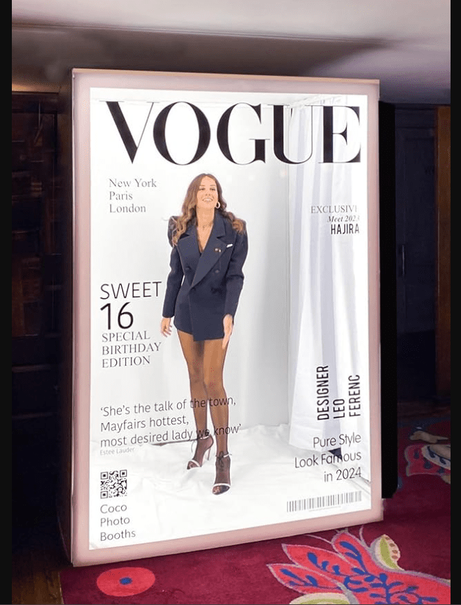 Vogue Event Props Magazine Box